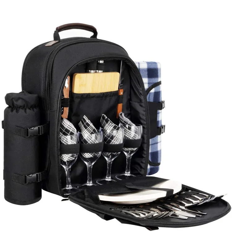 Большой емкости семейный наружная упаковка сумка для пикника на заказ Кемпинг Сумка для 4 человек рюкзак для пикника