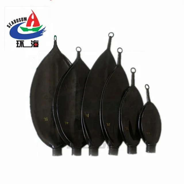 Anesthesia Reusable Breathing Bags 0.5 L 1L 2L 3L 4L 5 Liter Black Latex Rebreathing Bag  CE ISO