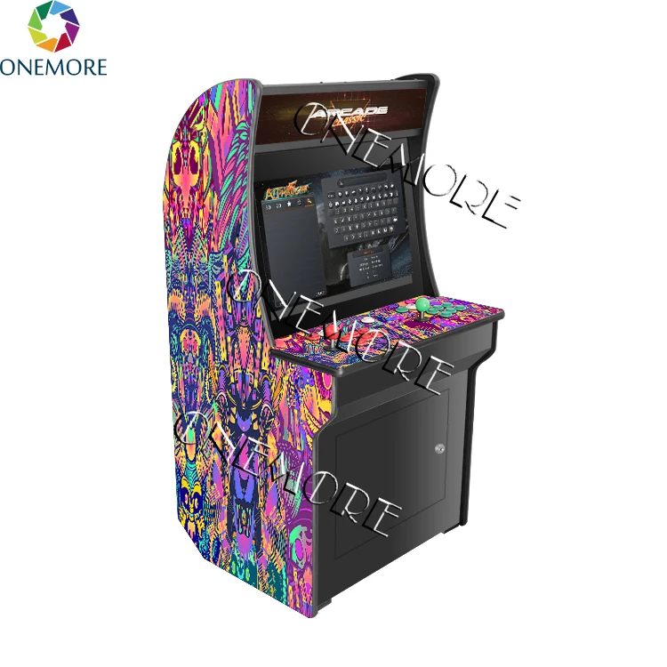 Mini Upright Arcade Game Machine, Retro Arcade Jamma Game Machine, Stand Up Full Size Arcade Cabinet with 10000+ Games