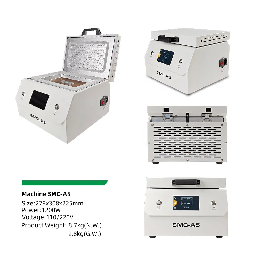 Prosub 3D Sublimation Vacuum Machines SMC-A5 Phone Case Maker Printing Sublimation Machine