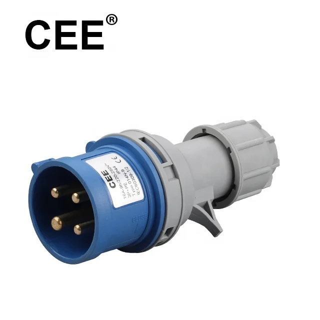 CEE 16a 3-контактный штекер и гнездо промышленный 110