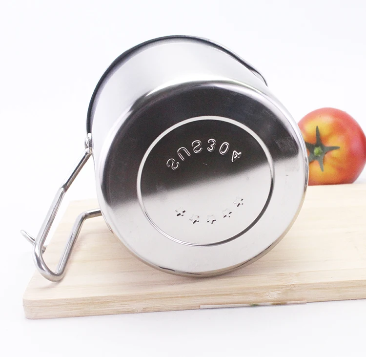 
Stainless steel filter slag cup with with filter back to the oil kettle 