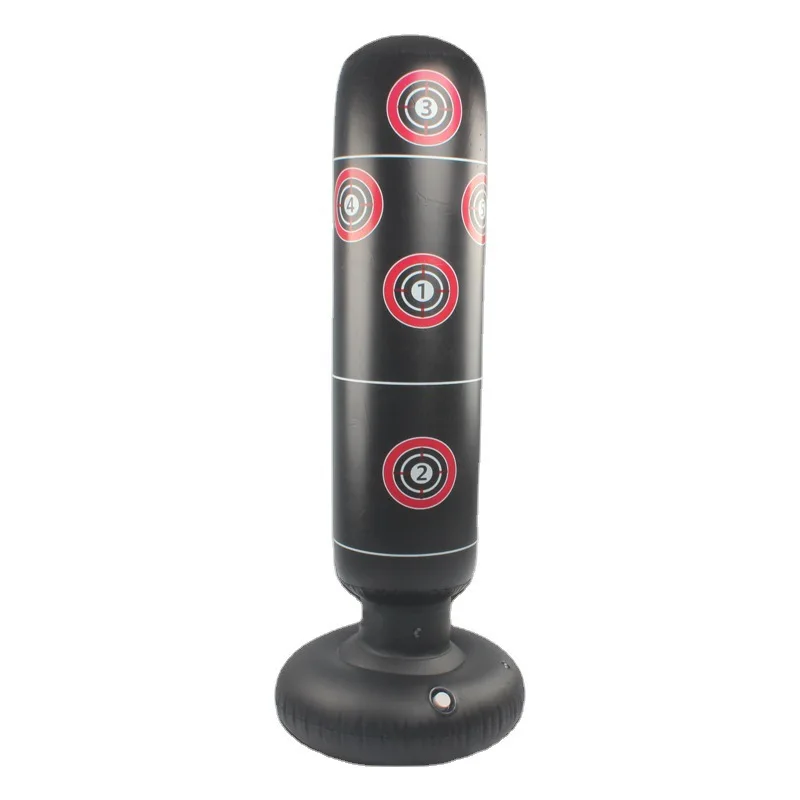 Aji PVC Tumbler customized costal bolsa saco de boxeo aqua Boxsack inflatable free standing 6ft punching bag sand bag with stand