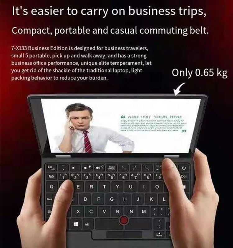 New design cheap mini laptop 7 inch touch screen J4105 12GB Ram SSD 512GB 1TB Win 10 packet notebook best netbook computer pc