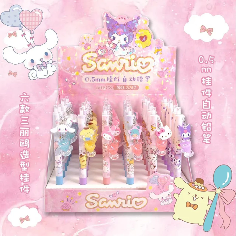 3317 sanrio pendant activity pencil cute animation press 0.5 mm automatic pencil student automatic pencil