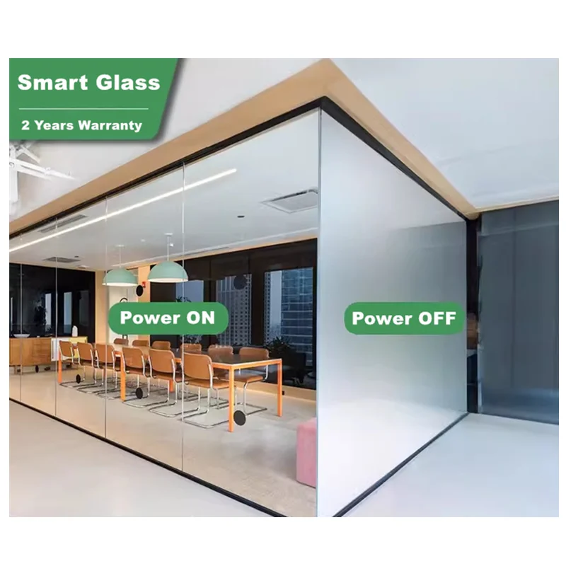 Window Privacy Glass Smart Tint Switchable Electric Dimming Glass for Meeting Rooms