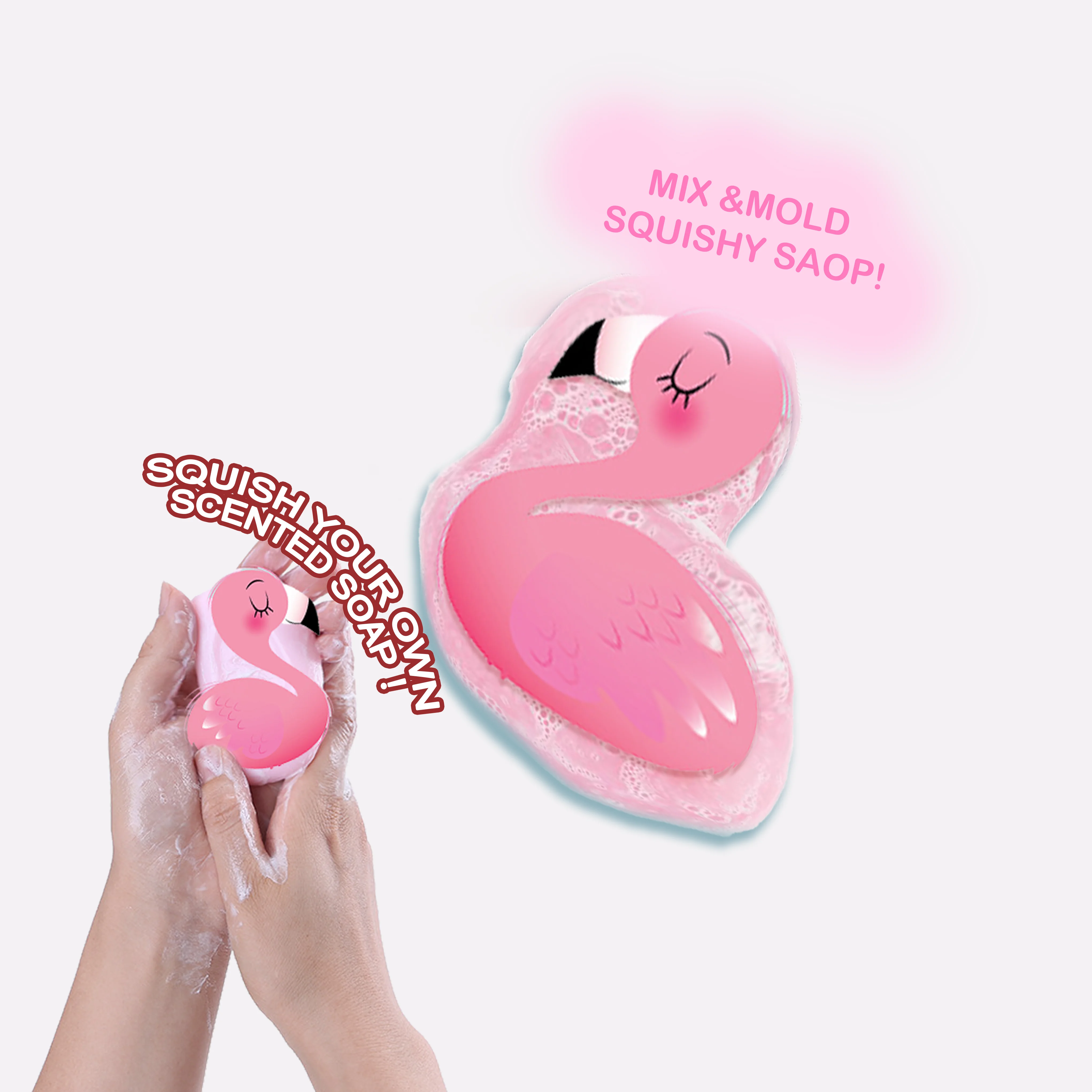 2024 Accept Custom Educational  Foam Soap Molds Diy Making Kit Handmade Toys  Kids Foam Soap Set