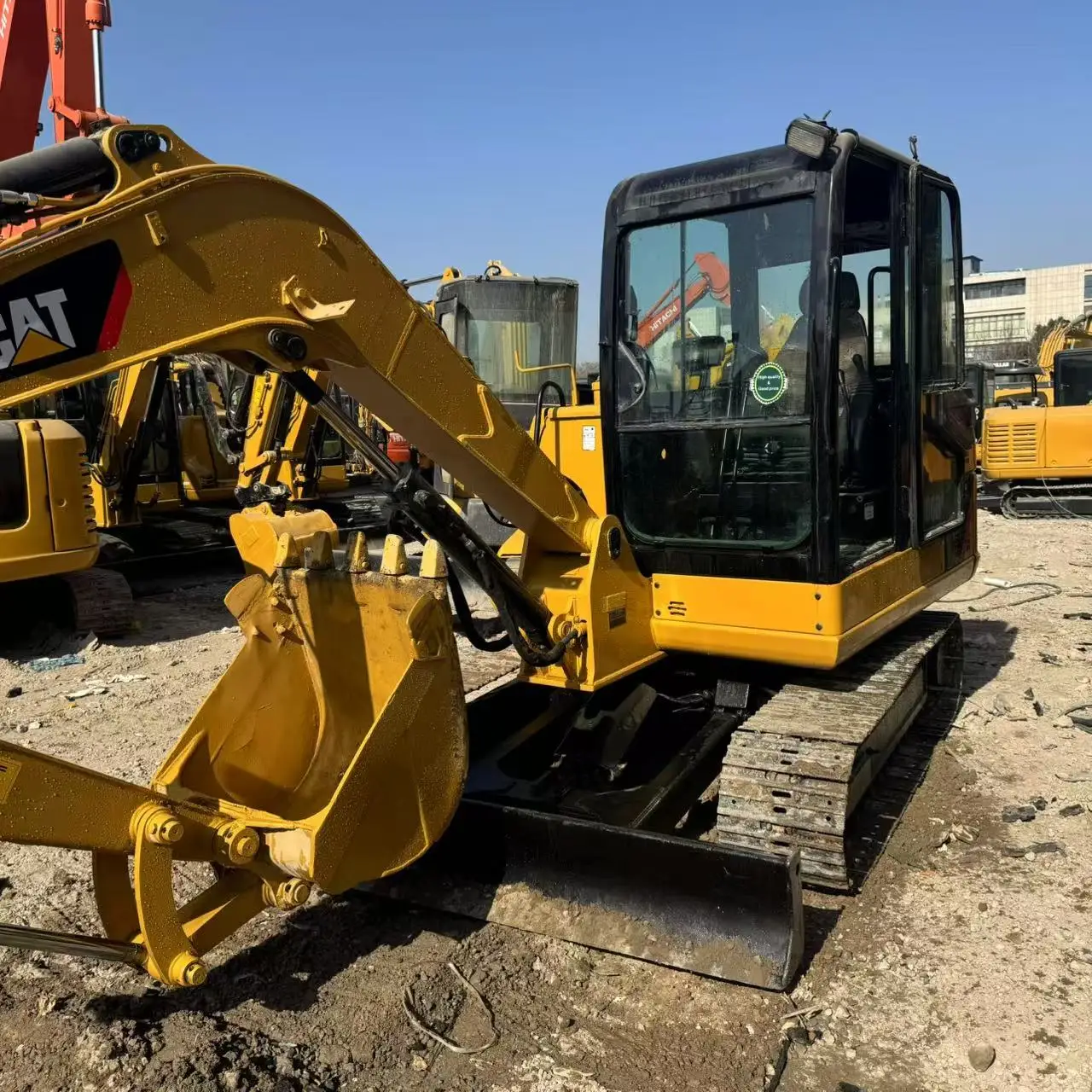 Экскаватор CAT 307D 7 тонн 90% новый оригинальный с EPA CE сельскохозяйственный подержанный экскаватор кошка 307 мини-экскаватор