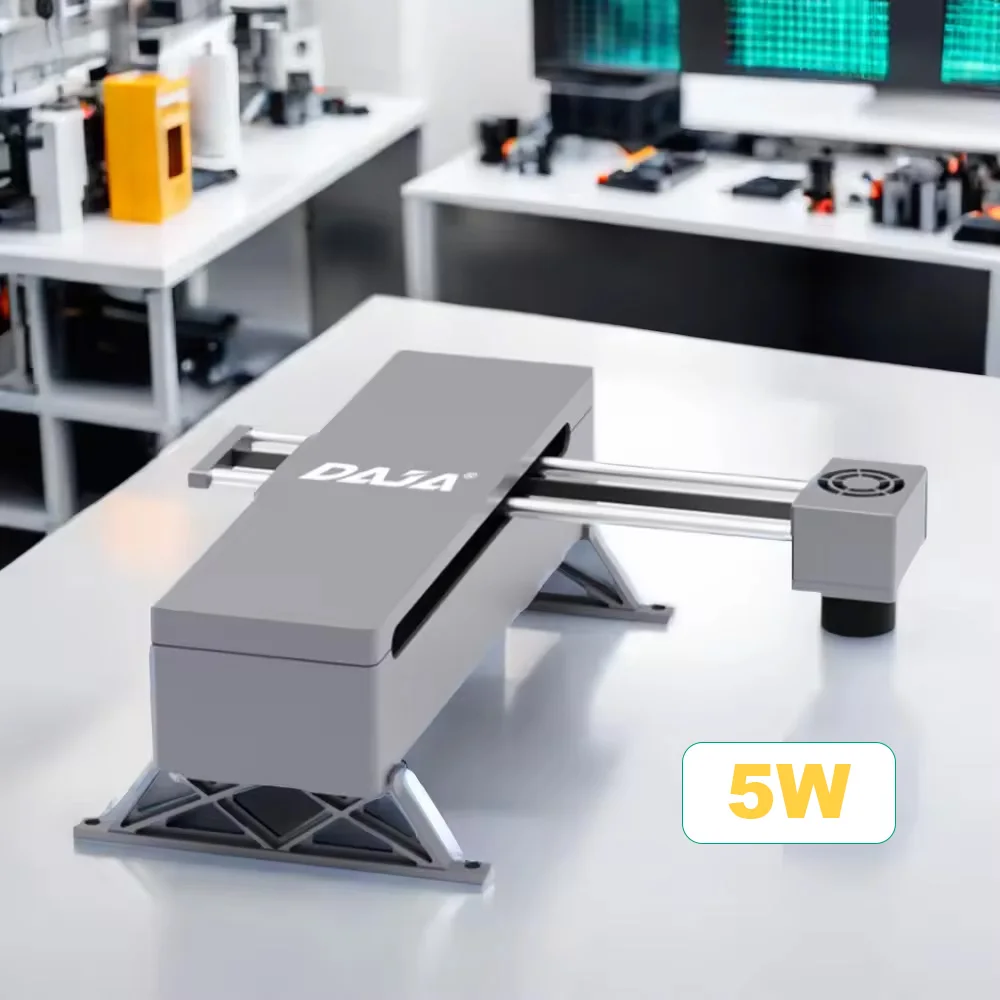Laser Engraving Machine APP Control 5W Home-Use DIY Laser Engraver Small Portable Mini Logo Mark Printer Wood Cutter