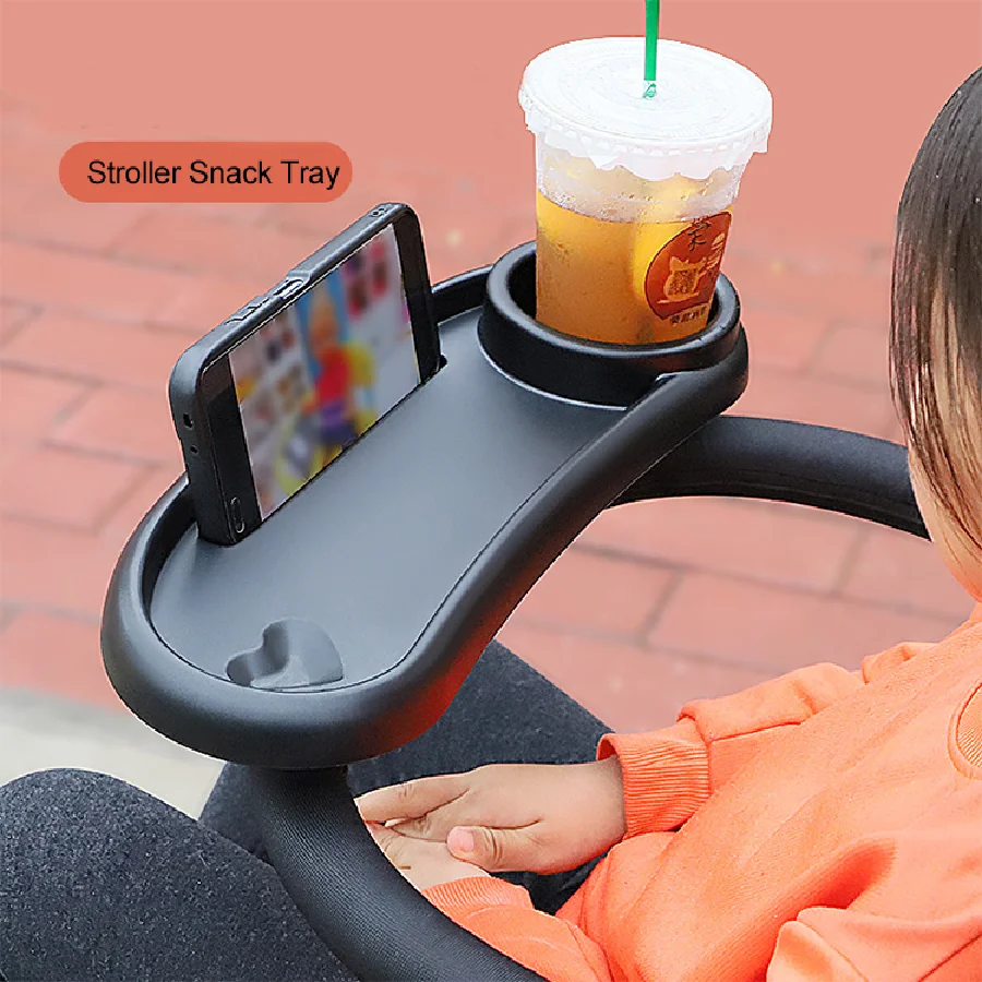 2023 New Universal ABS Snack Tray for Baby Stroller