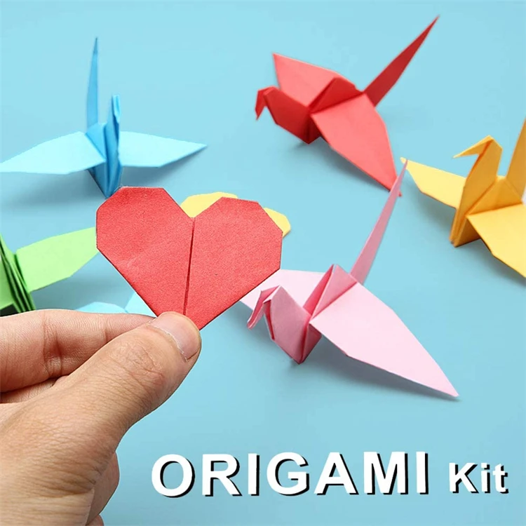 China Colorful Kids Origami Set Factory Wholesale Bulk Christmas Origami Paper