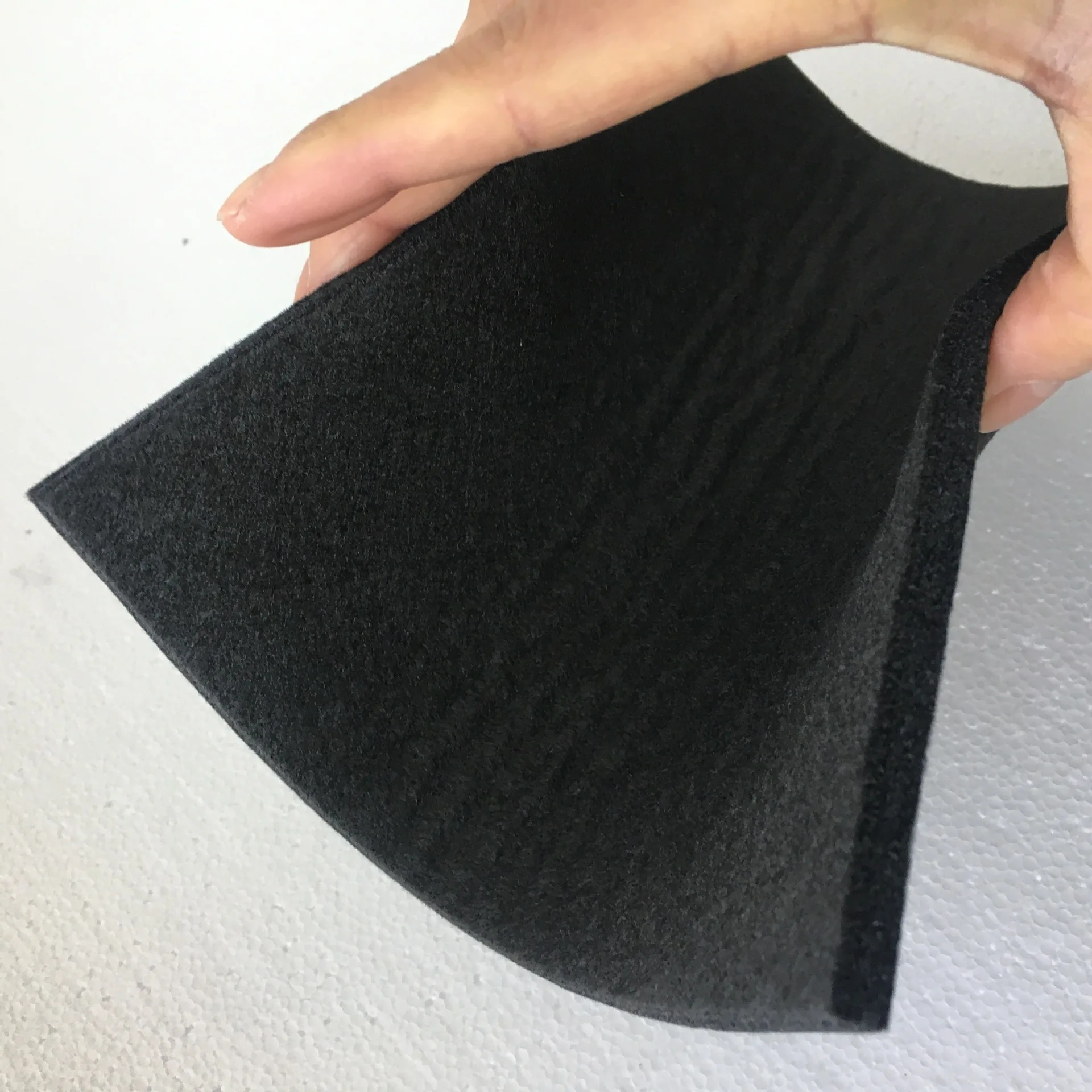 Best quality graphite fiber high purity knitted carbon fiber conductive cloth felt