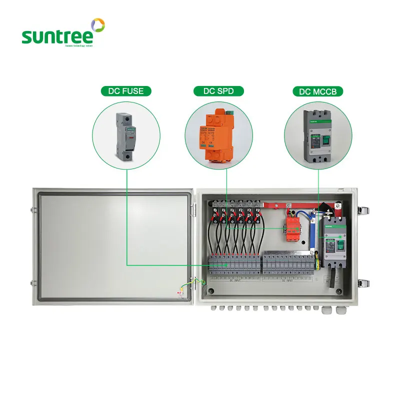 solar pv 12 string 1000V Combiner Box For Solar Panels