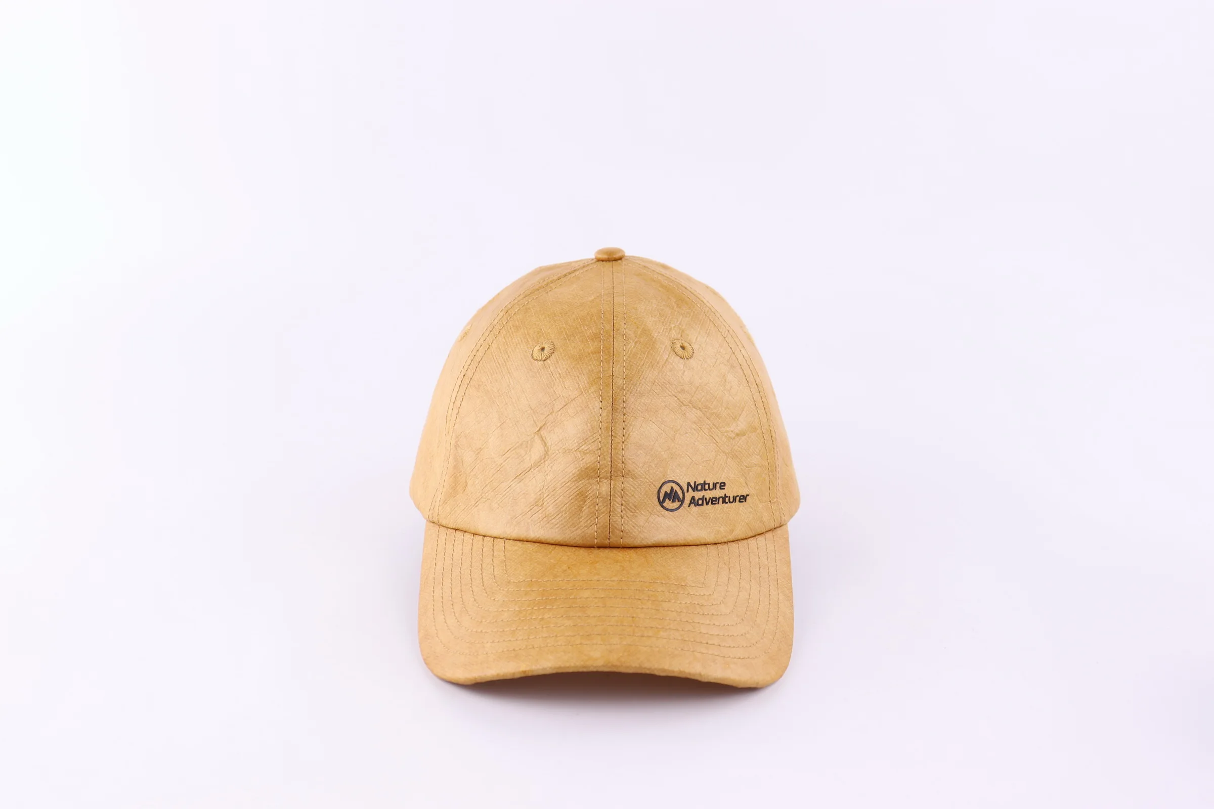 Premium Classic Custom Dupont Tyvek paper fabric  6-Panel Dad Hat soft panel HD raised printing logo