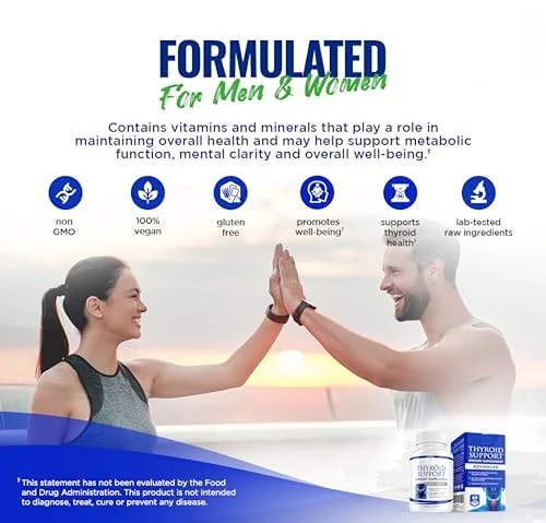 Best Seller Private Label Thyroid Support Supplement Capsules Vitamin B12 Complex Copper for Thyroid Support & Energy Management