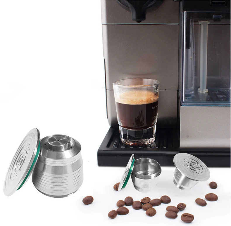 Высококачественные многоразовые капсулы для кофе Nespresso из нержавеющей стали домашнего кафе ресторанный