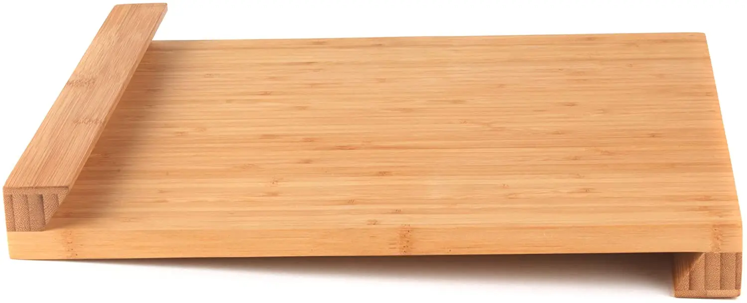 Durable Bamboo Wood Cutting Board Wholesale Worktop Vegetables Coloured Chopping Board with Lip