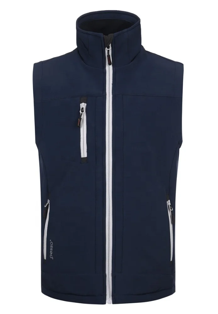 customize fashion men softshell vest,high quality workwear vest