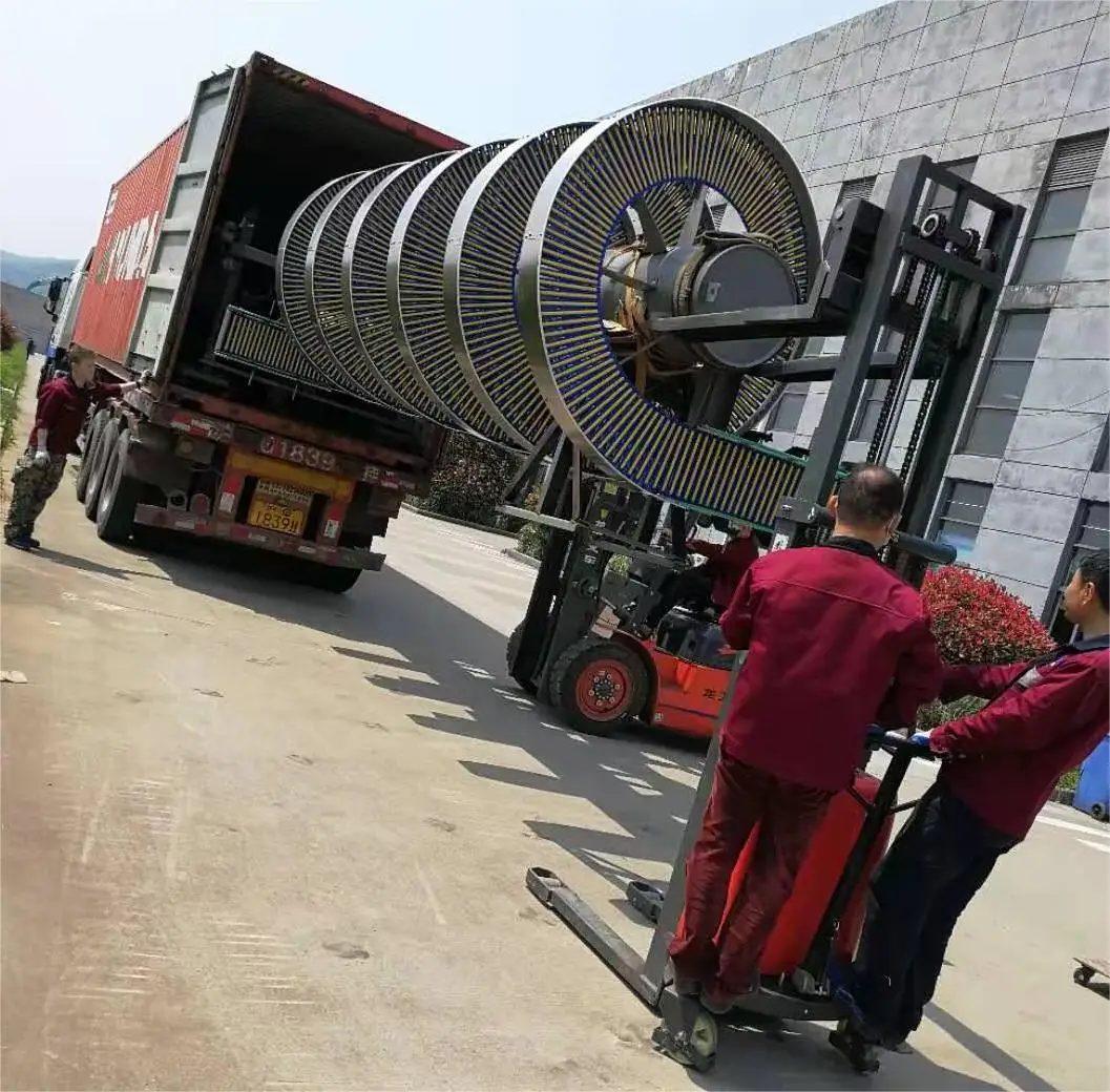 high quality material handling equipment of screw conveyor system with aluminum middle column and 115mm chain width