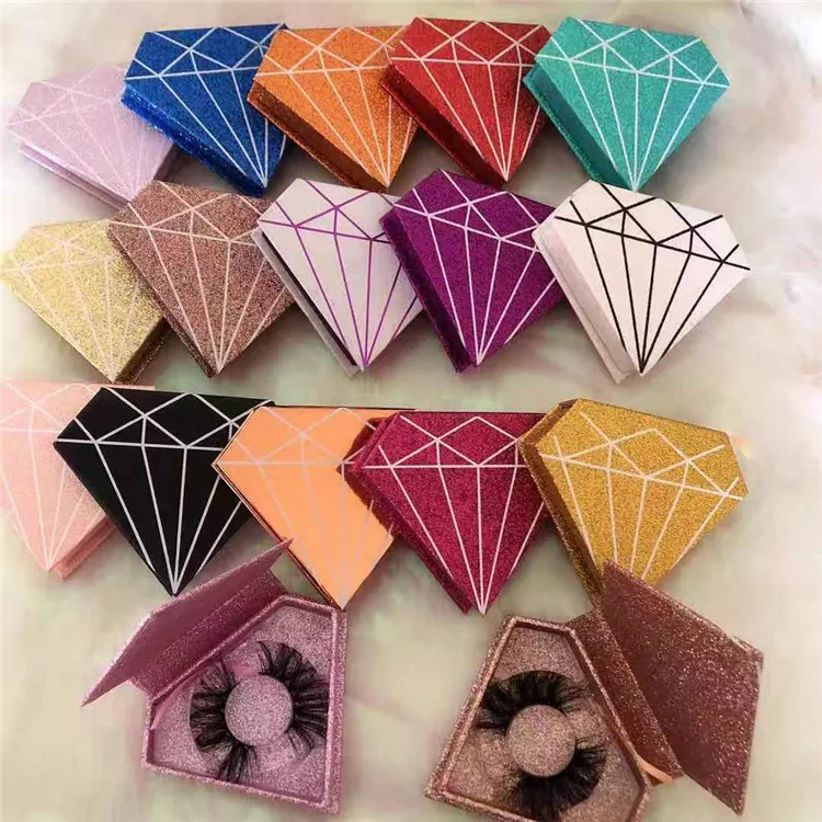 2020 wholesale real 3d mink lashes your brand packaging box private label mink strip eyelashes with holographic bag