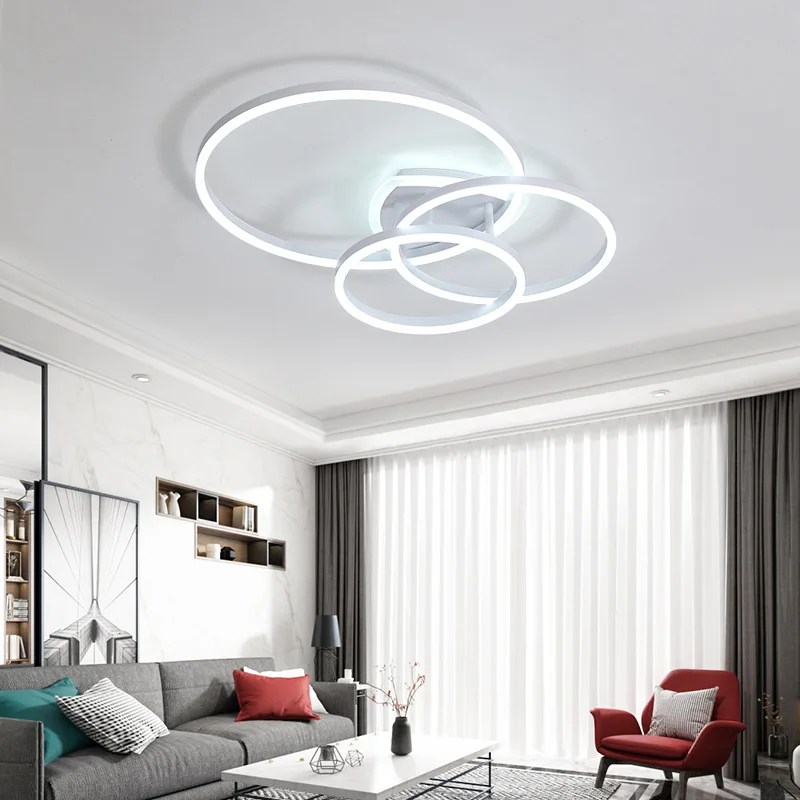 Iron aluminum available dimmable modern energy saver led simple ceiling lamp
