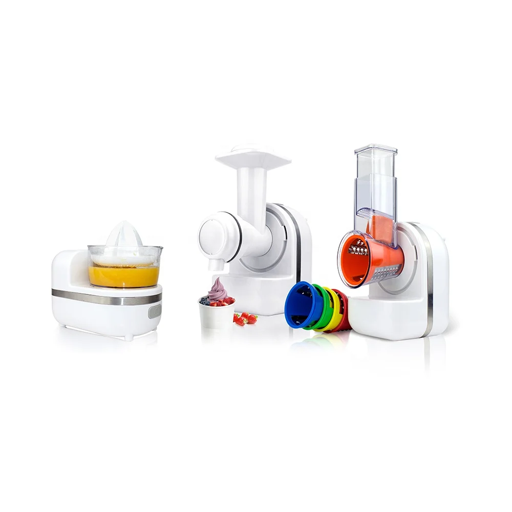 Amazon Best Selling Fashionable Design 3 in 1 Electric Vegetable Slicer Shredder Multi-function Food Processor As Seen on Tv