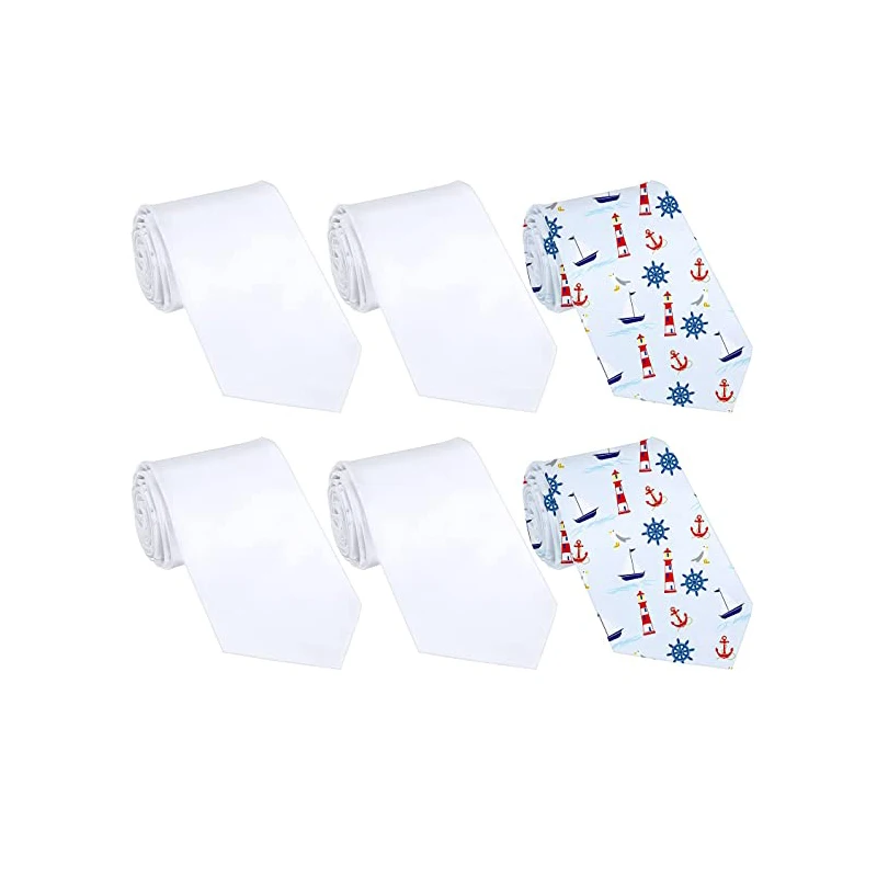 Повседневные мужские галстуки с сублимационной печатью на День отца, мужские галстуки под заказ