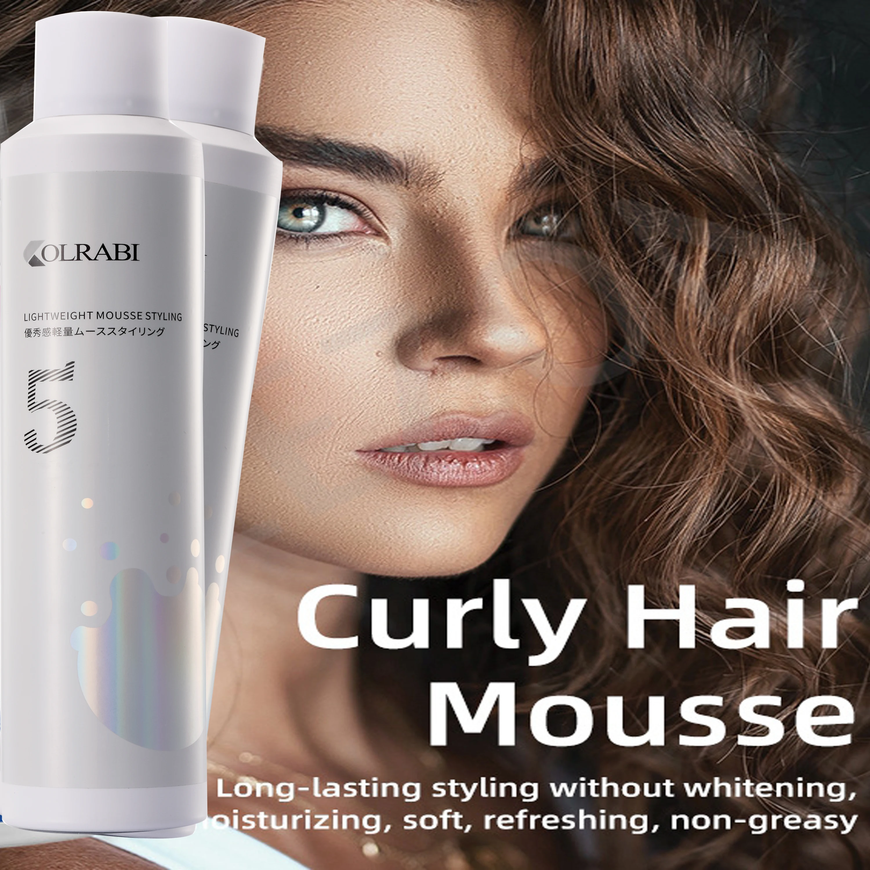 Professional Hair Care Mousse Styling Foam Private Brand Curl Care Foam Mousse Powerful Styling Mousse