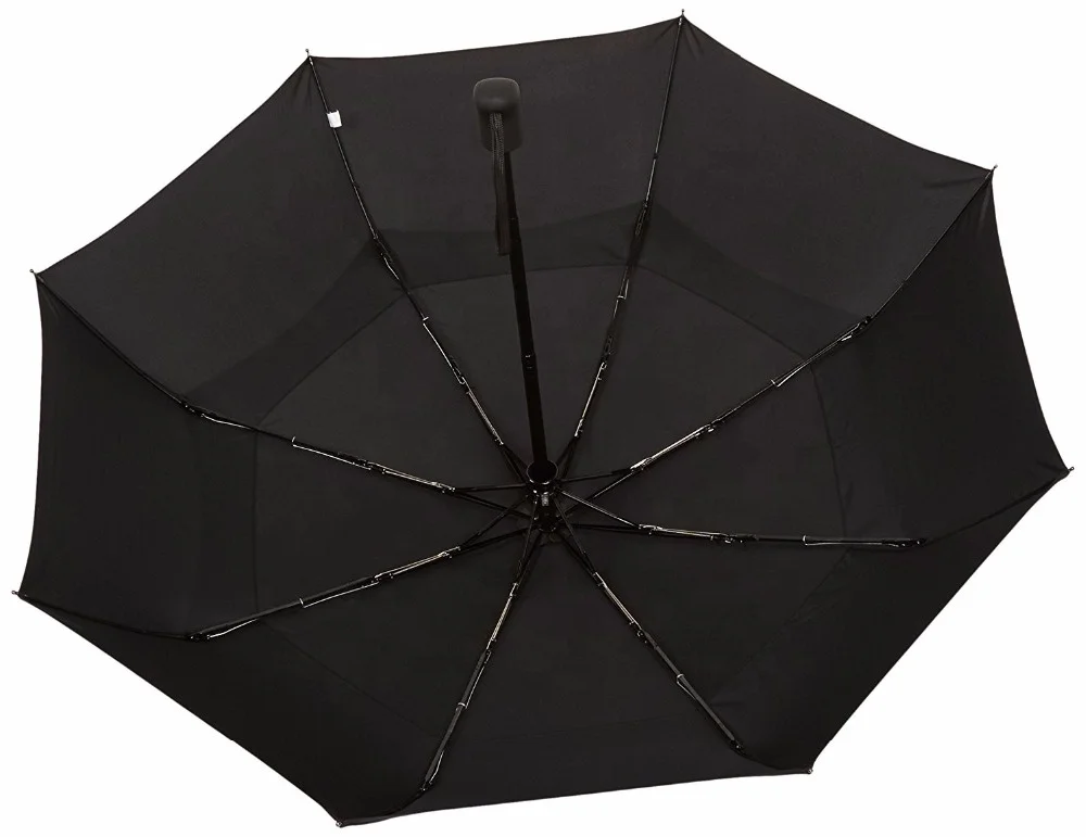 Ok Umbrella Windproof Double Vented Umbrella Wind Resistant Strong Open Close Compact Folding Umbrella