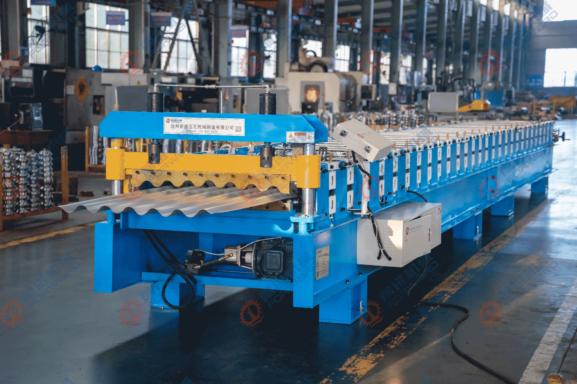 FORWARD High Speed Galvanized Corrugated Roofing Sheet Roll Forming Machine