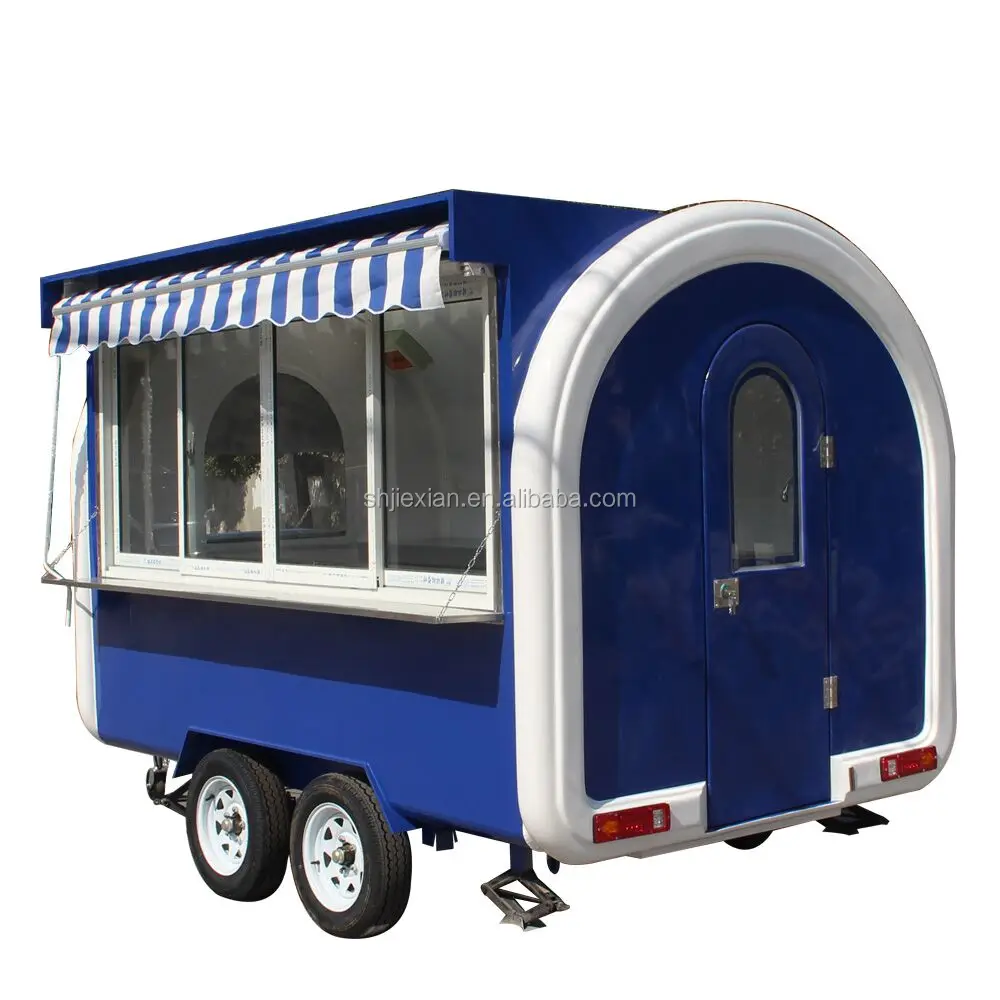 JX-FR300WH Food concession trailers, Custom concession trailer, Coffee trailer cart for sale