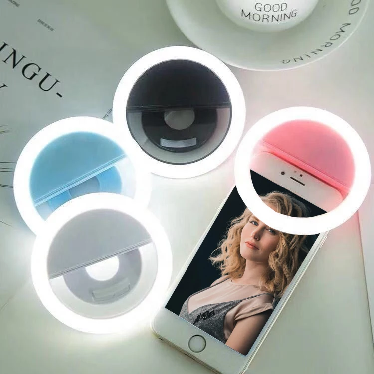 Wholesale Small Live Streaming Fill Lamp Makeup Mini USB Rgb Phone Selfie Led Ring Light