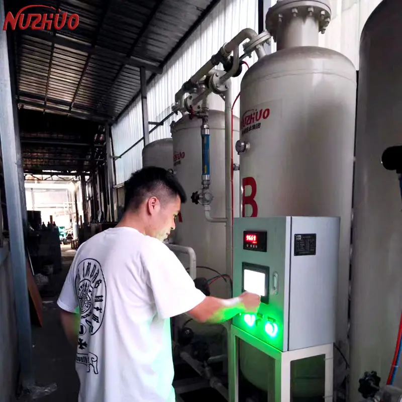 NUZHUO O2 Generation System 3-100Nm3/h Industrial Oxygen Machine For Oxygen Cylinder Filling Unit 150Bar