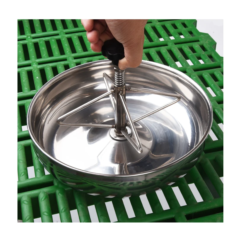 Animal Husbandry Equipment 25cm Stainless Steel Piglet Feed Trough Pig Feeding Troughs