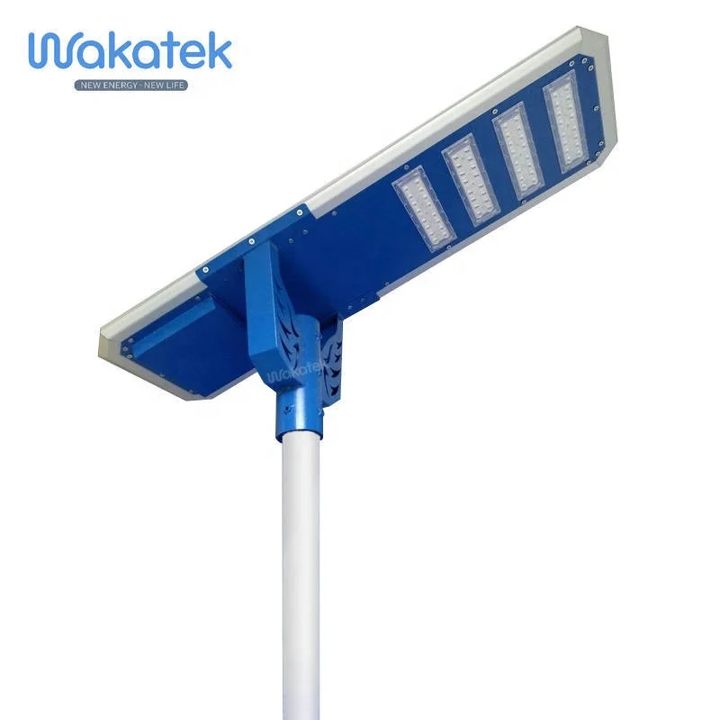  Уличный светильник на солнечной энергии WAKATEK 40 Вт 60 80 100 120 все в