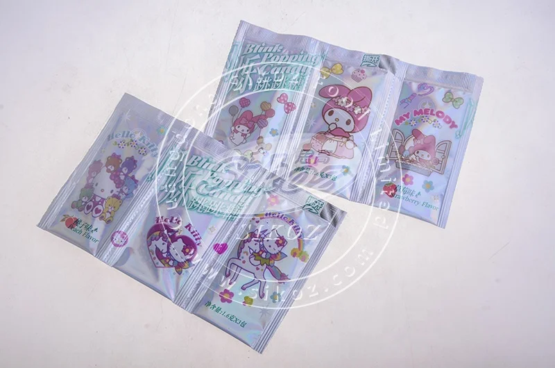 Fruit Flavor blink Popping Candy with tattoo sticker