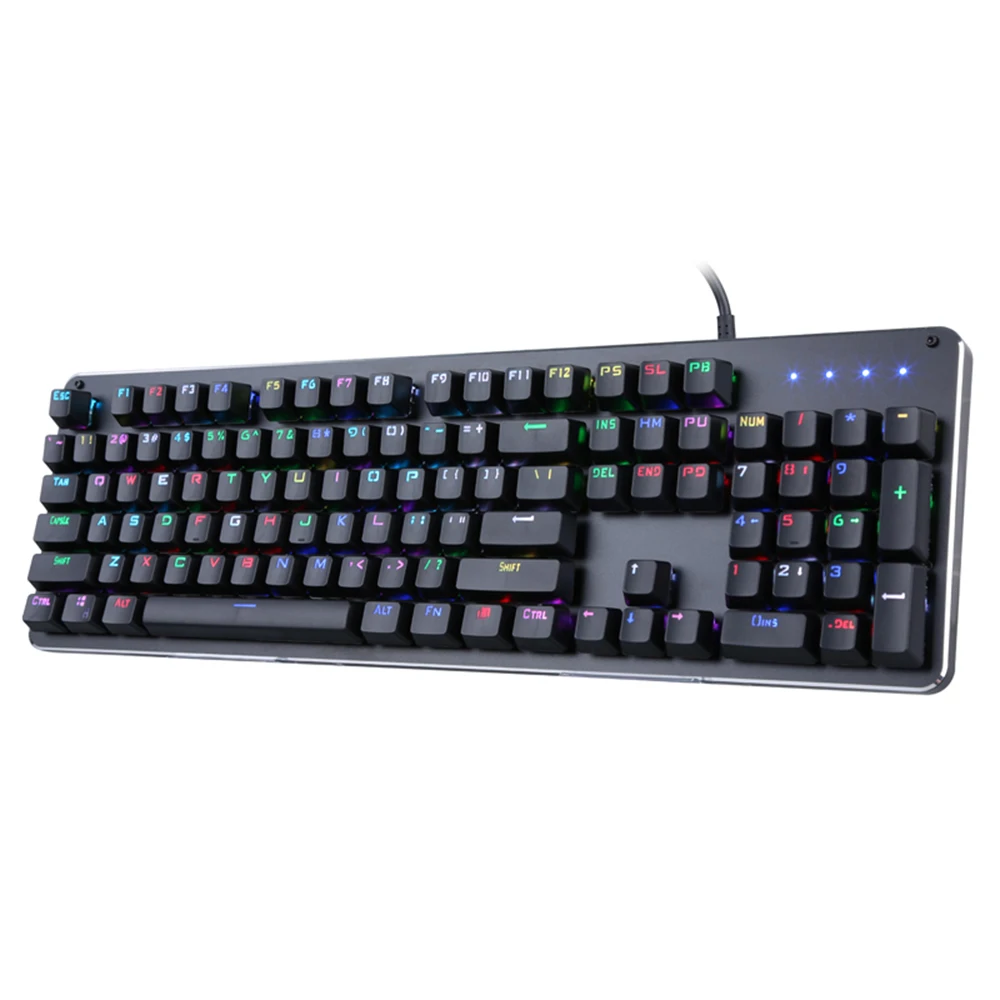 Эргономичная Rgb-подсветка механическая гарнитура игровая клавиатура мышь комбо с