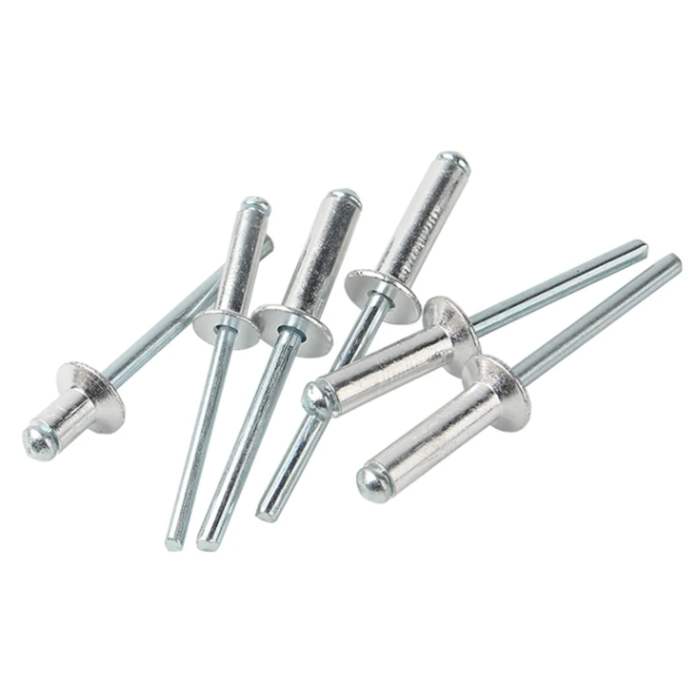 Factory Wholesale All Size Pop Rivet Open End Type Round Head Plain Brass Galvanize Aluminum 304 Stainless Steel Blind Rivet