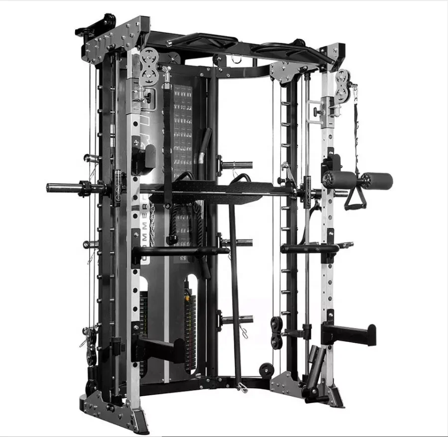 Manufacturer gym equipment commercial smith machine fitness crossover functional trainer equipment strength training power rack