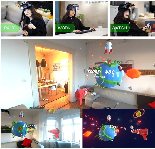  Очки виртуальной реальности VR игровое оборудование 3D панорама 360 Прямая продажа от