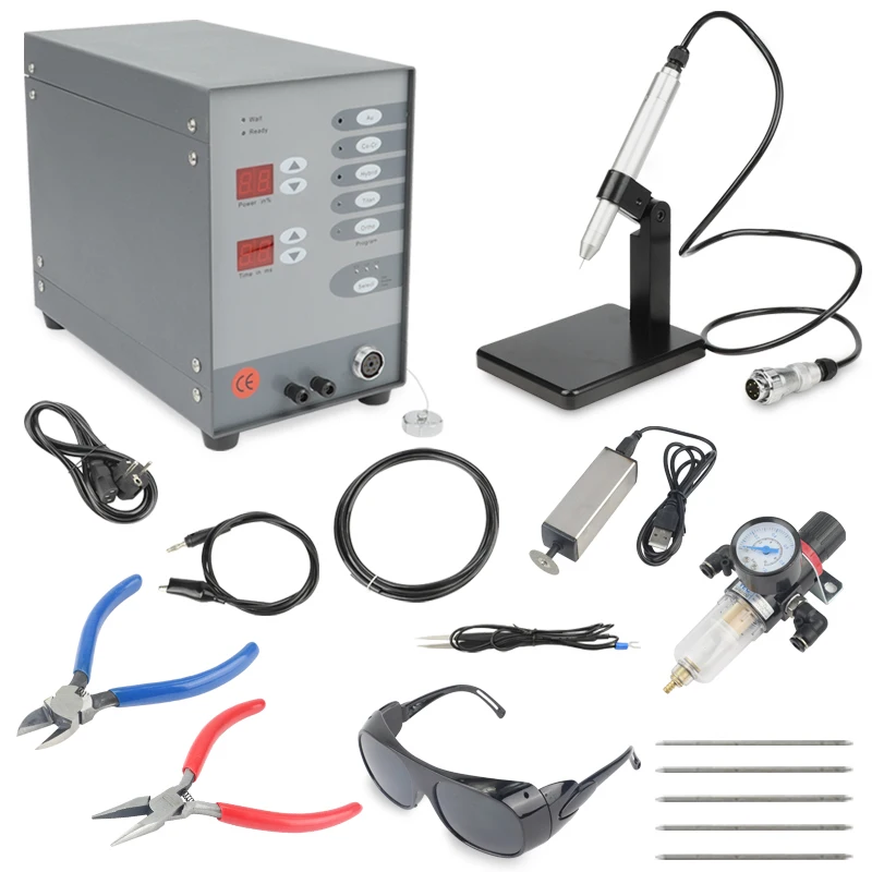 220V Stainless Steel Spot Laser Welding Machine Automatic Numerical Control Touch Pulse Argon Arc for Soldering Jewelry