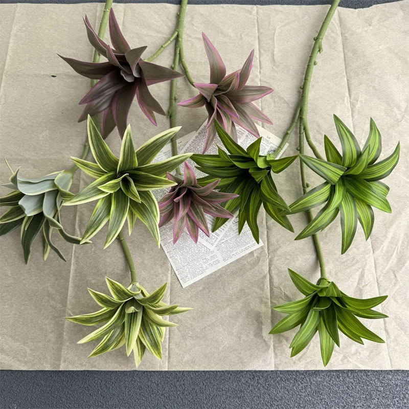 80 CM 3 Branch Lily Bamboo Artificial leaves  80CM  silk Artificial leaves for decoration and festival