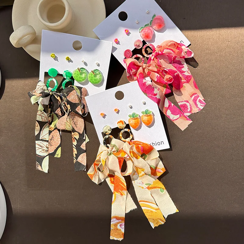 41 стиль богемные цветные акриловые серьги-кольца из смолы преувеличенные Геометрические Цветочные бусины в форме сердца