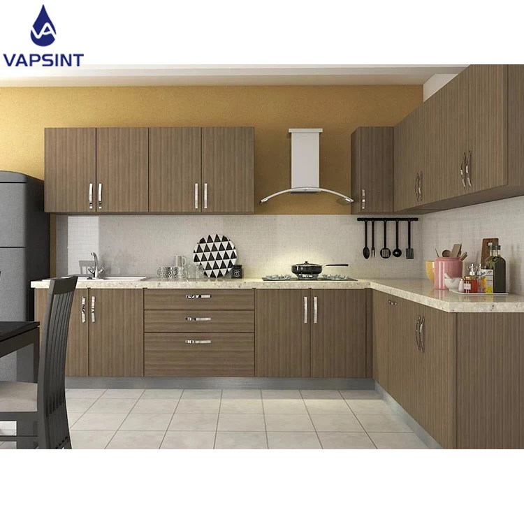 
Factory direct customized cuisine complete design melamine kitchen furniture 