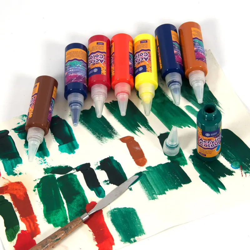 Gouache Paint Set 12 Colors 18 Colors 24 Colors 60ml Children Hand-Painted Painting Practice Watercolor Paint