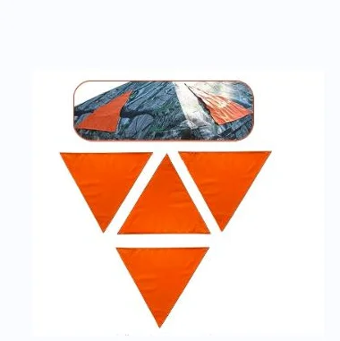 KHAMPA Blaze Orange Safety Blaze Hunting Safety Magnetic with Carrying Bag Portable & Foldable Tent Markers