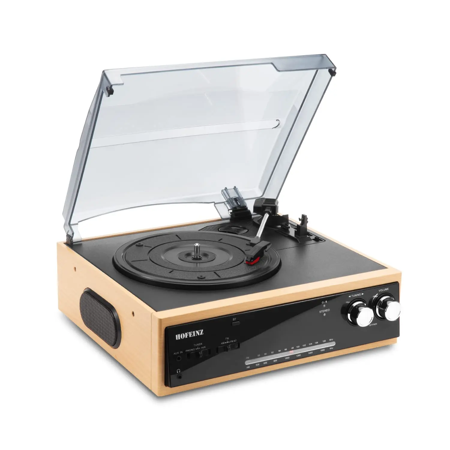 Многооборотный проигрыватель пластинок со встроенными динамиками с подключением к SD/AUX/USB/RCA/3 5