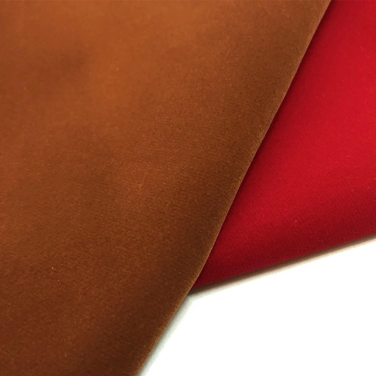 Leather Lantern Weft Knitted Viscose 100 Polyester Knit Holland Soft Felt Dyed Drapery Designer Bedroom Curtains Fabric