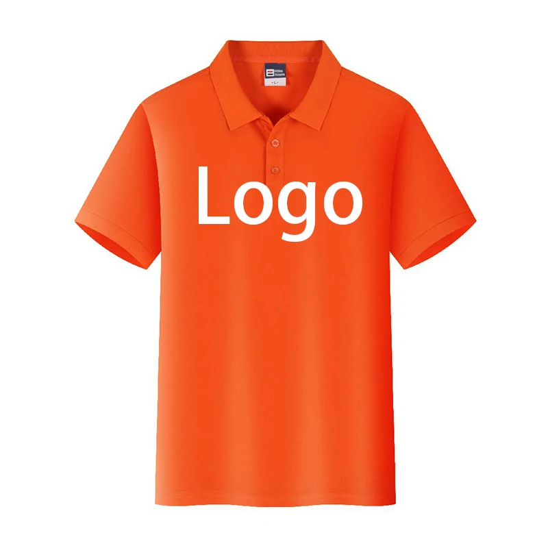 Unisex Customized Short-Sleeved Polo Shirt Breathable Pure Cotton Corporate Culture Advertising Workwear