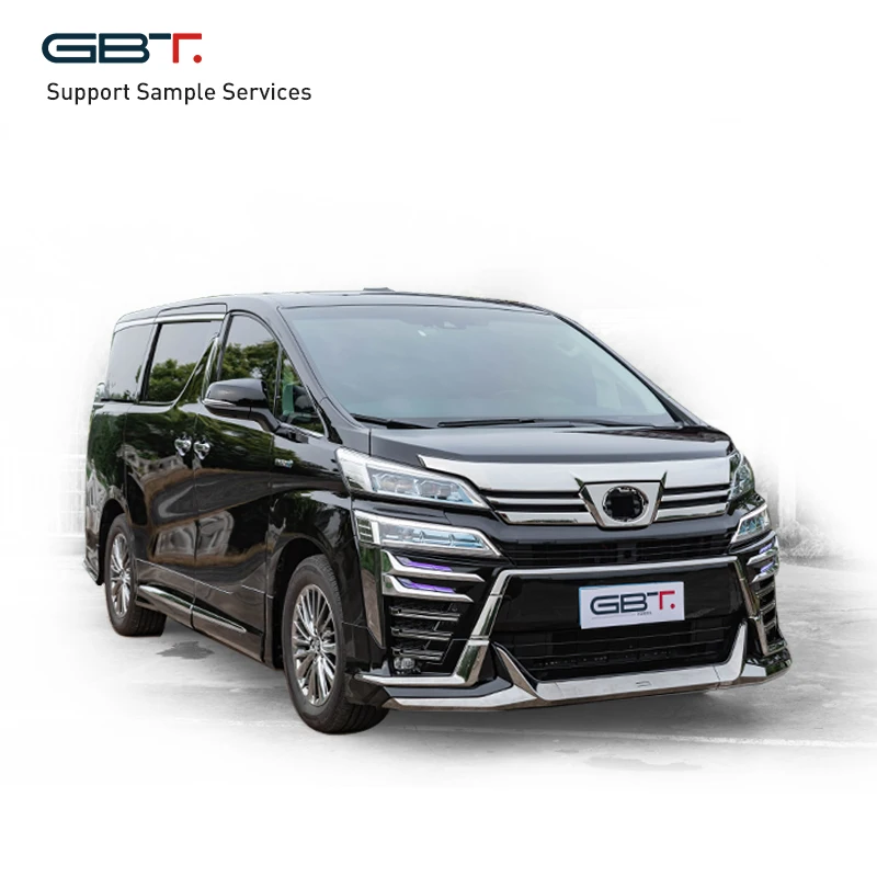 GBT Plastic for Vellfire 30 series car bumper set lip for Vellfire 2019 facelift conversion parts body kit upgrade to modellista